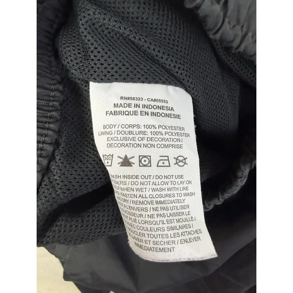 Nike Men’s Small Swim Trunks Black Mesh Lined Drawstring Shorts